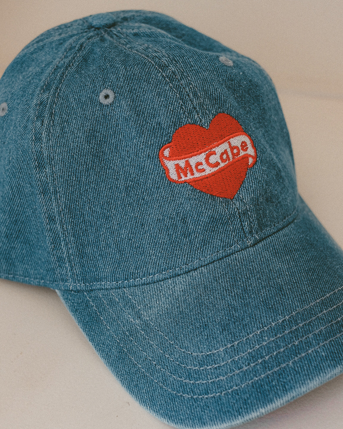 McCabe Heart Denim Hat