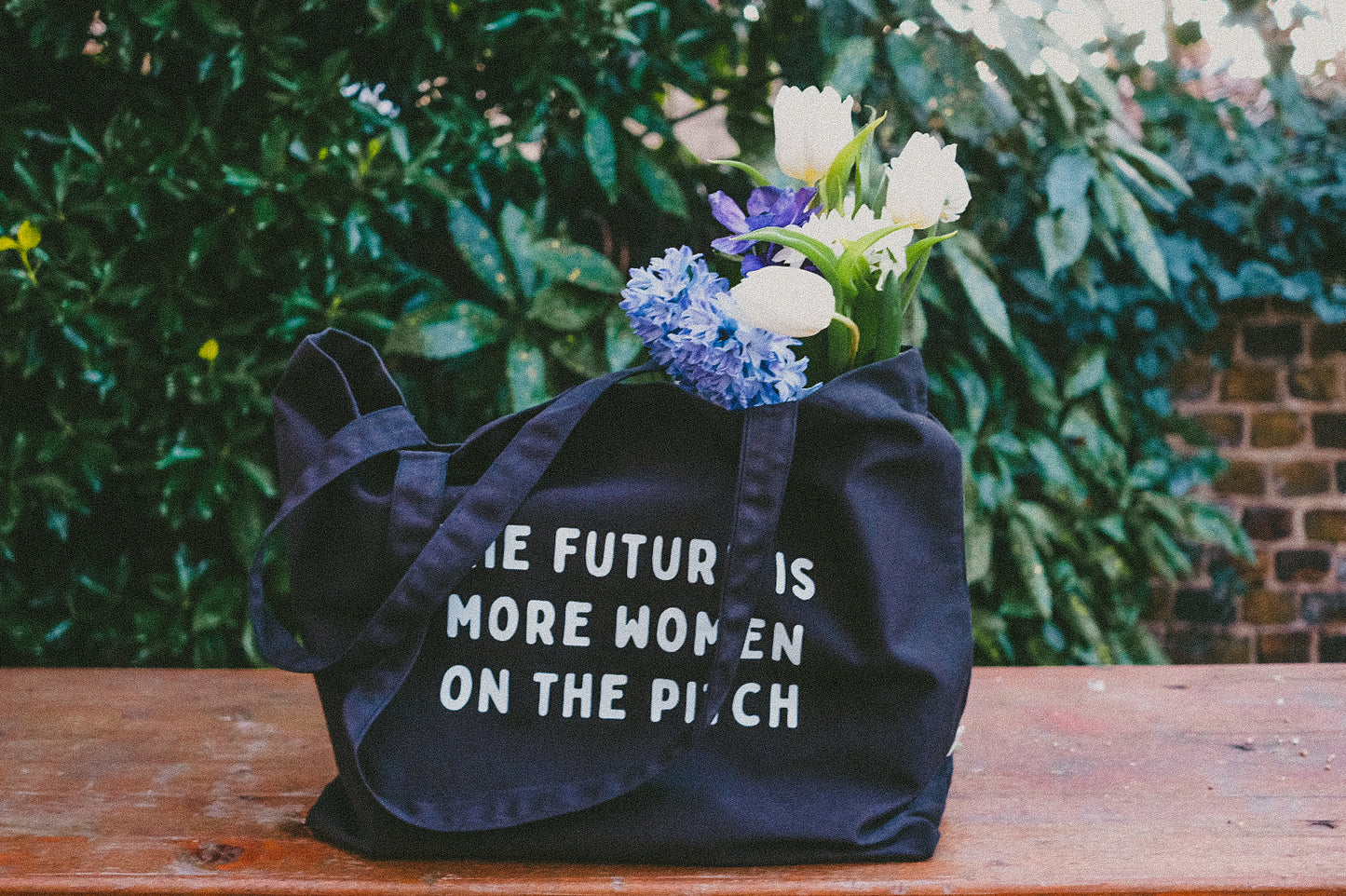 The Future Is More Women On The Pitch Tote Bag
